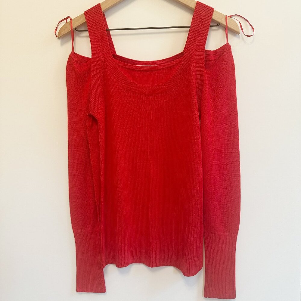 Anthropologie Top Size Medium Color Red